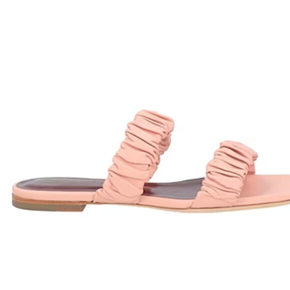 NWT Staud Maya Ruched Sandal Blush Size 8 - Picture 3 of 3